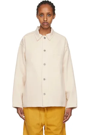 AIREI Off-White Raw Edge Jacket