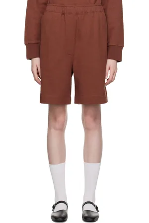 MARGARET HOWELL Brown Drawstring Shorts