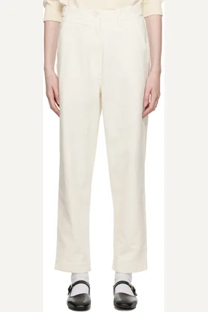 MARGARET HOWELL Off-White Tapered Trousers