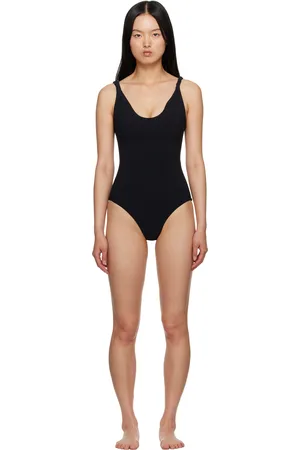Totême Black Twist One-Piece Swimsuit