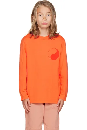 OUR LEGACY Kids Orange Box Long Sleeve T-Shirt