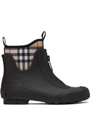Burberry Black Vintage Check Boots