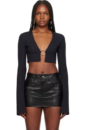 Louisa Ballou Black Classic Cardigan