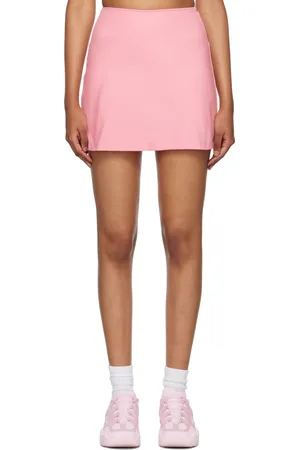 GIRLFRIEND COLLECTIVE Pink High-Rise Skort