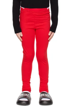 Diesel Kids Red Parity Leggings