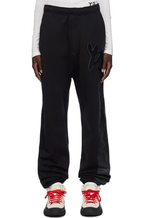 Y-3 Black Printed Lounge Pants
