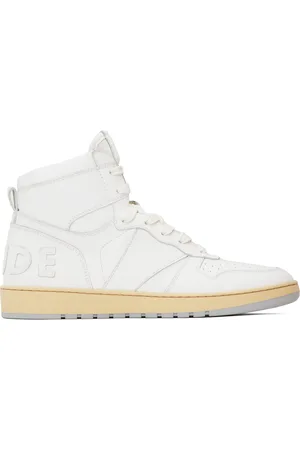 Rhude White Rhecess Hi Sneakers