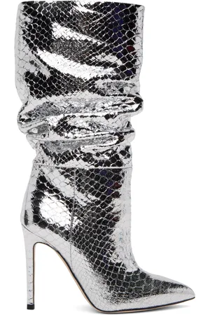 PARIS TEXAS Snake Slouchy Boots