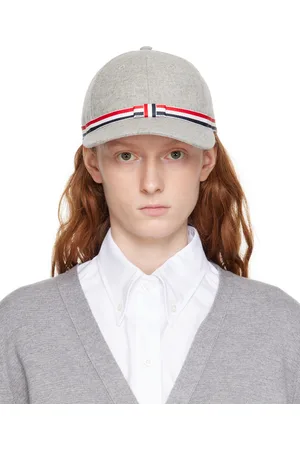 Thom Browne Gray Bow Cap