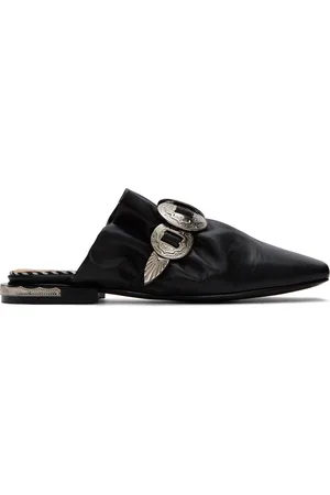TOGA PULLA SSENSE Exclusive Black Hardware Loafers