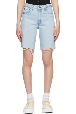 RAG&BONE Blue Vintage Denim Shorts