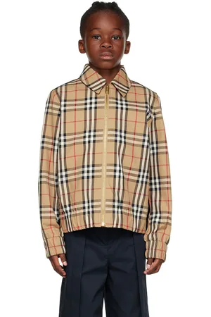 Burberry Kids Beige Harrington Jacket