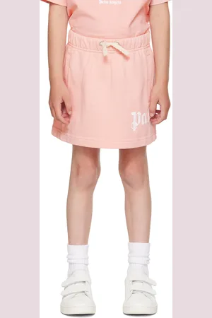 Palm Angels Kids Pink Printed Skirt
