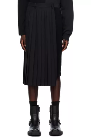 UNDERCOVER Pleated Midi Skirt