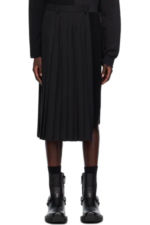 UNDERCOVER Pleated Midi Skirt