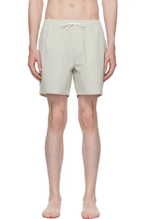 Saturdays NYC Gray & Off-White Timothy Swim Shorts