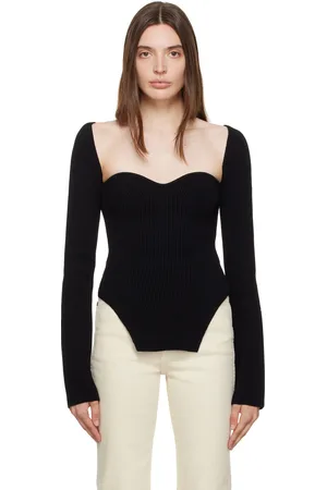 Khaite Black Maddy Long Sleeve T-Shirt