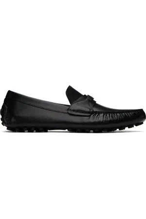 Salvatore Ferragamo Black Gancini Loafers