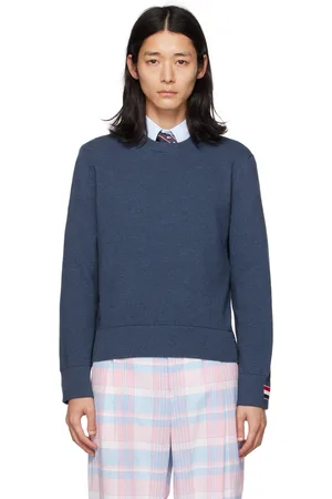 Thom Browne Blue Stripe Sweater