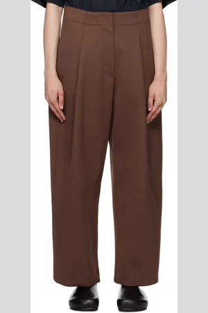 STUDIO NICHOLSON Brown Dordoni Trousers