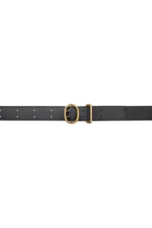 Jil Sander Black Cannolo Belt
