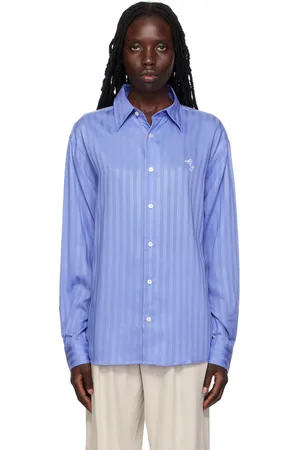 Acne Studios Blue Striped Shirt