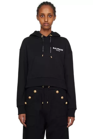 Balmain - Monogrammed Cotton-Blend Jacquard Zip-Up Hoodie - Green Balmain