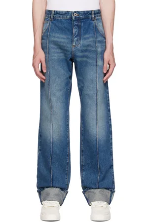 Balmain Blue Straight Jeans