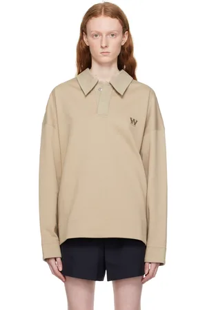 WOOYOUNGMI Beige Embroidered Polo