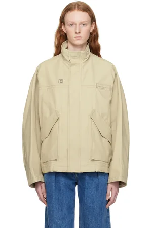 WOOYOUNGMI Beige High Neck Jacket