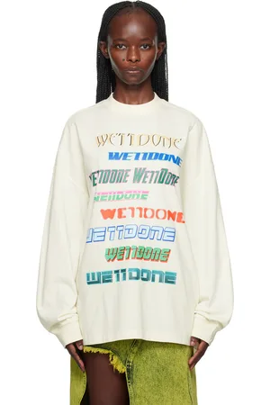 We11 Done Printed Long Sleeve T-Shirt