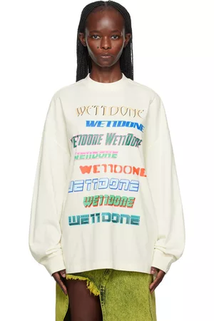 We11 Done Printed Long Sleeve T-Shirt