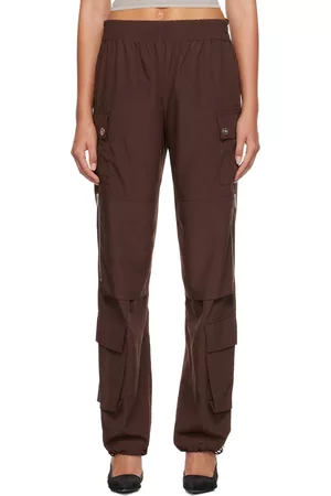 ASYOU super low rise relaxed trouser in brown