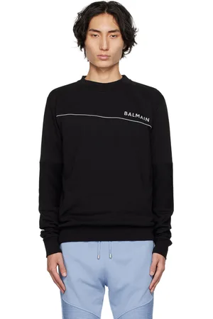 Balmain Black Reflective Sweatshirt