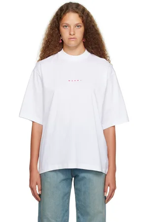 Marni White Printed T-Shirt