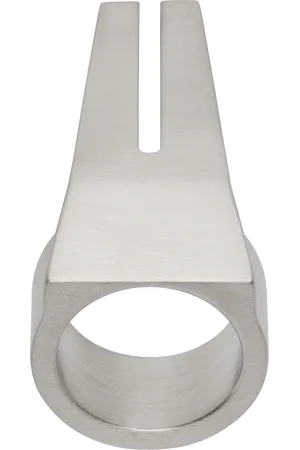 Rick Owens Silver Trunk Ring