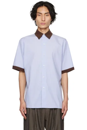 MARYAM NASSIR ZADEH Blue Rex Shirt