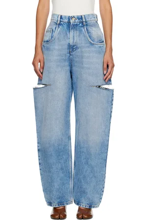 Maison Margiela Blue Cutout Jeans
