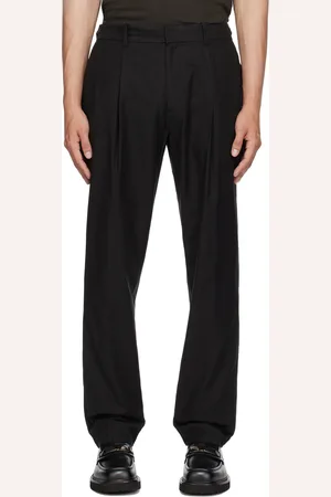 Vince Black Pleated Trousers