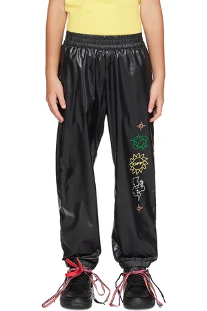 OFF-WHITE Kids Black Elements Diag Sweatpants