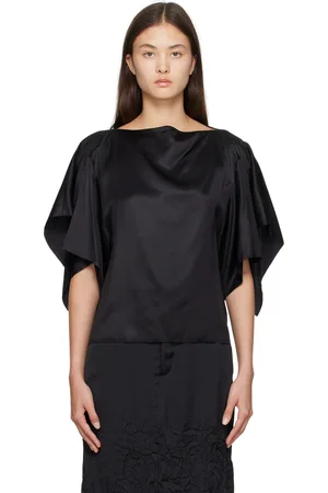 Maison Margiela Black Asymmetric Blouse