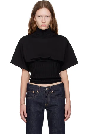 Maison Margiela Black Paneled Sweater