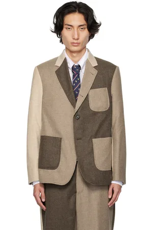 Thom Browne Brown Fun-Mix Blazer