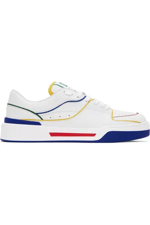 Dolce & Gabbana White New Roma Sneakers