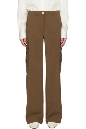 THEORY Brown Six-Pocket Cargo Pants