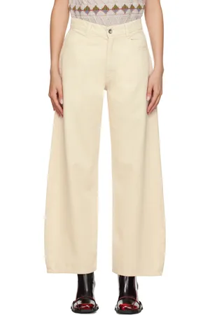 HENRIK VIBSKOV Off-White Pipette Trousers