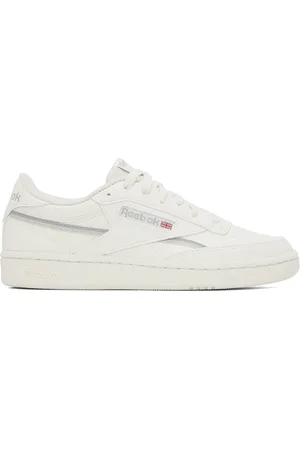 Reebok Off-White & Gray Club C 85 Sneakers