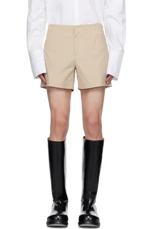 K.NGSLEY Beige Akers Shorts