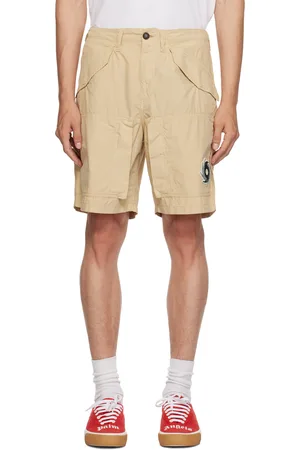 Palm Angels Beige Tornado Shorts