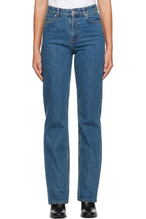 Burberry Blue Straight-Leg Jeans